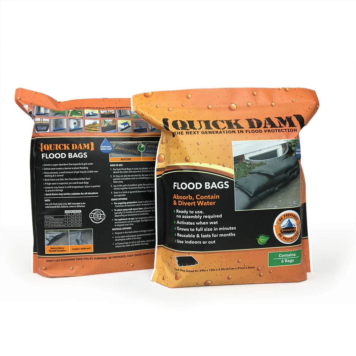 Flood Bags (3.5in high)